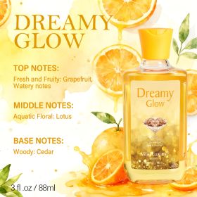 12 Scents,10 Oz. Unisex Shower Gel,body Wash. Large Size, Gently Cleanses And Moisturizes, Enriched With Aloe Vera And Vitamin E. Floral, Fruity, (Option: Dreamy GLow)